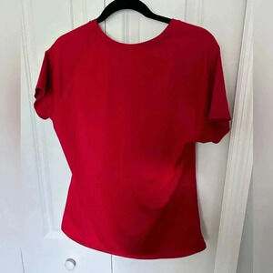 Land’s End | Dry fit Performance shirt | Outdoors | Sports | Red